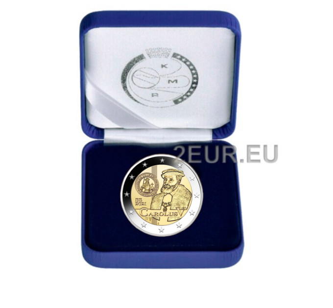 Belgique 2 euros proof 2021 - 500 ans Carolus V 