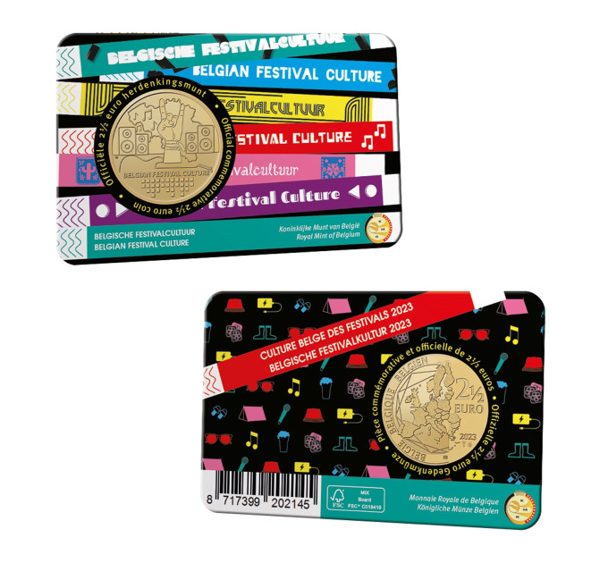 Belgique 2,5 euro BU 2023 - Belgian Festival Culture - NL