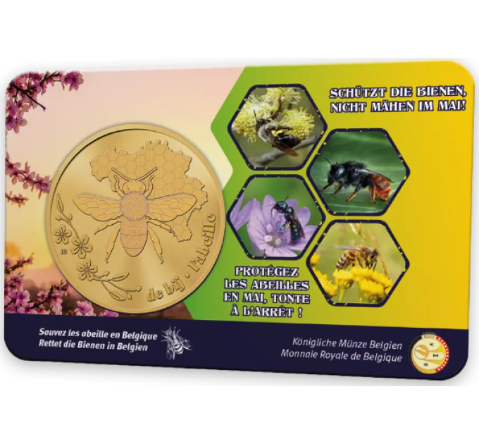 Belgique 2,5 euro BU 2024 - Abeille en Belgique - FR