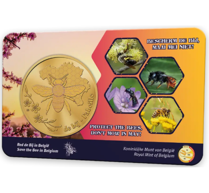 Belgique 2,5 euro BU 2024 - Abeille en Belgique - NL