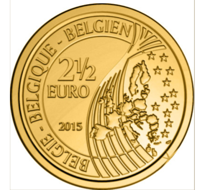 Belgique 2,5 euros UNC 2015 - 200 ans de bataille à Waterloo