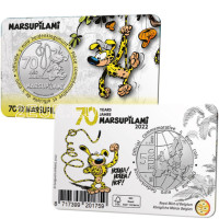 Belgique 5 euros BU 2022 - 70 ans du Marsupilami - Relief