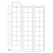 FEUILLE DE MONNAIE - OPTIMA (LEUCHTTURM) - 54 PIÈCES jusqu'à 20 mm Ø, transparent