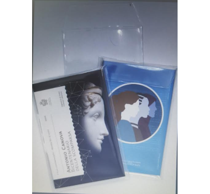 DOSSIER / BLISTER POUR PIECES DE 2 EUROS - MALTE ET SAINT-MARIN