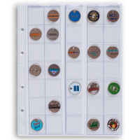 FEUILLET POUR PIÈCES DE 2 EUROS - OPTIMA (LEUCHTTURM) - 35 PIÈCES