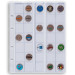 FEUILLET POUR PIÈCES DE 2 EUROS - OPTIMA (LEUCHTTURM) - 35 PIÈCES