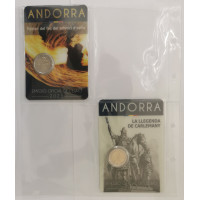 FEUILLE POUR PIECES DE 2 EUROS - ANDORRE ET SAINT-MARIN