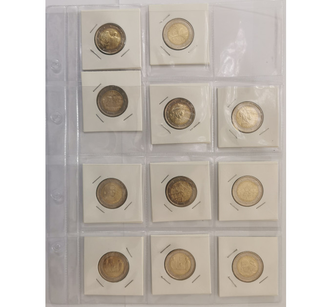 FEUILLE POUR PIECES DE 2 EUROS - PORTE-PIÈCES