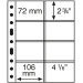 FEUILLE POUR CARTE DE PIÈCES - OPTIMA (LEUCHTTURM) - 8 PIÈCES