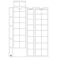FEUILLET DE MONNAIES 1 cent - 2 EURO - OPTIMA (LEUCHTTURM) - 40 PIÈCES