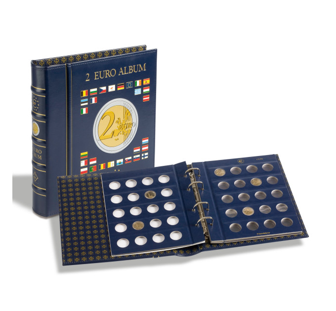 ALBUM POUR PIECES DE MONNAIE - OPTIMA VISTA+ 4 FEUILLES