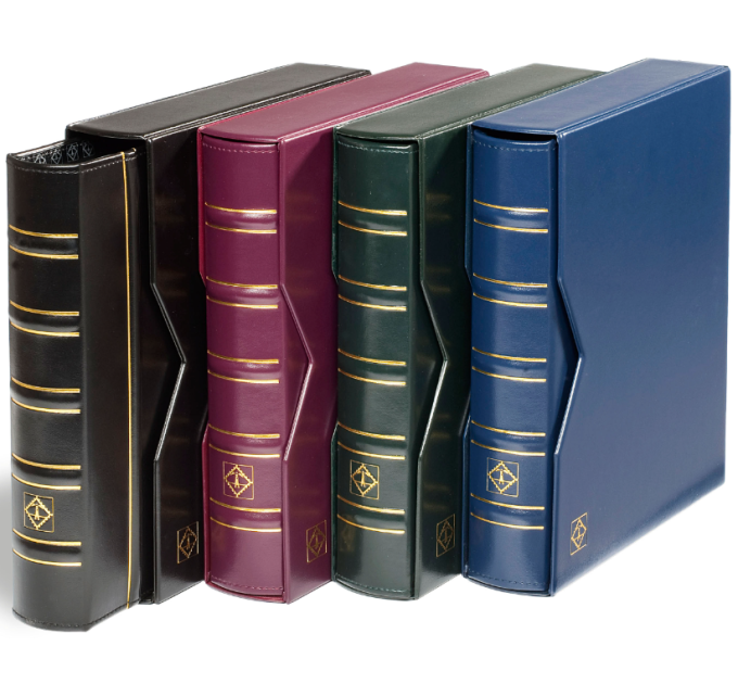 ALBUM POUR PIECES DE MONNAIE - OPTIMA au design classique