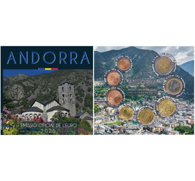 Andorra Euro Coffret Officiel BU 2025