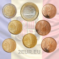 Andorra Coffret Euros mix UNC 2016-2020