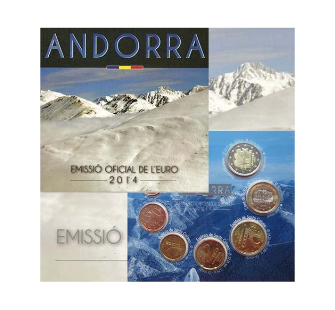 Andorra Euro Coffret Officiel BU 2014