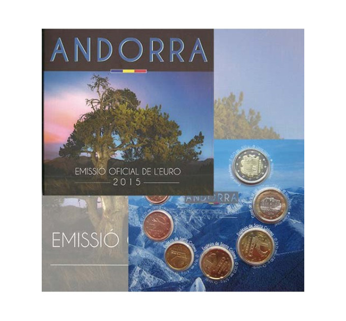 Andorra Euro Coffret Officiel BU 2015