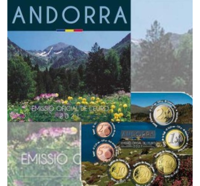 Andorra Euro Coffret Officiel BU 2021 