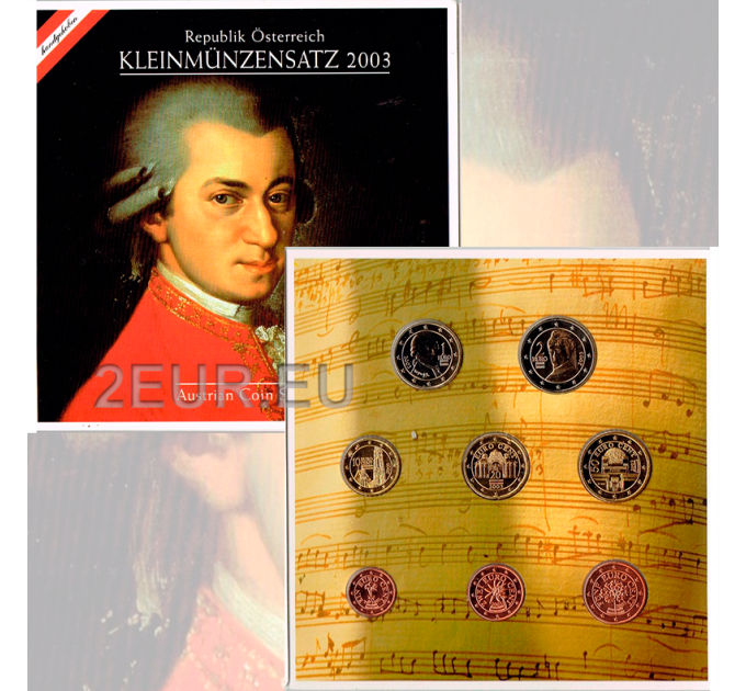 Autriche Série euro BU 2003