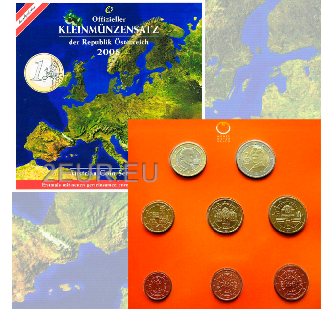 Autriche Série euro BU 2008