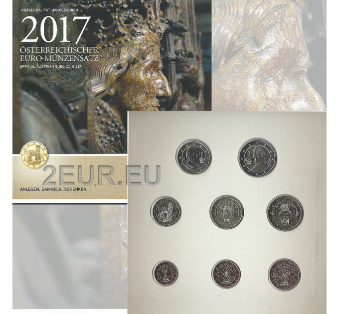 Autriche Série euro BU 2017 - Friedrichsgrab