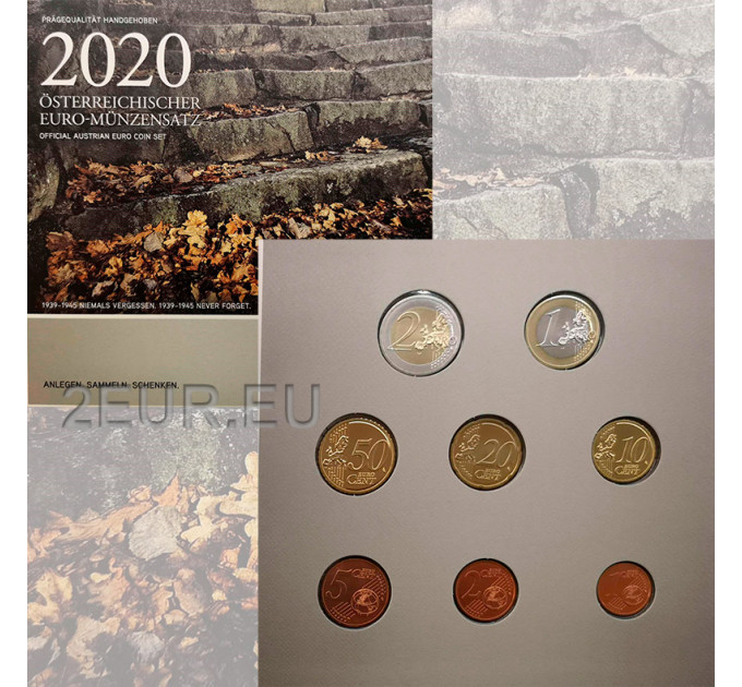 Autriche Série euro BU 2020 - L'escalier de la mort à Mauthausen