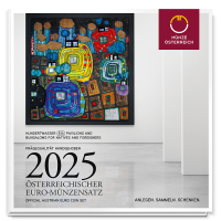 Autriche Série euro BU 2025 - Friedensreich Hundertwasser