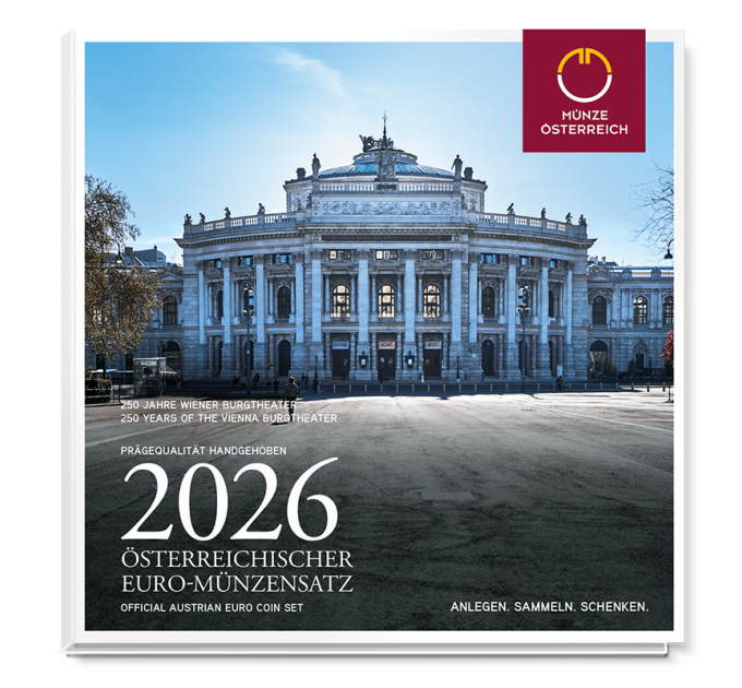 Autriche Série euro BU 2026 - 250 ANS DU BURGTHEATER
