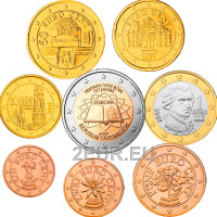 Autriche Série euro UNC 2007 