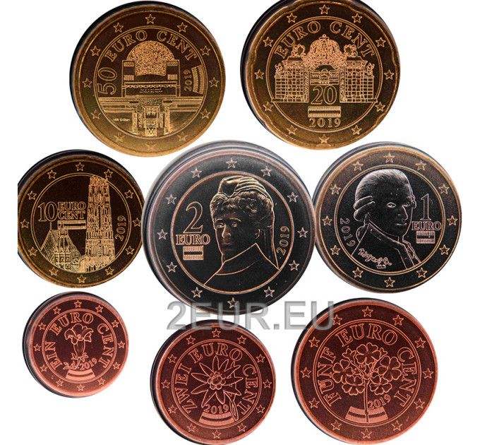 Autriche UNC 2019 - Série euro