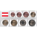 Autriche Série euro UNC 2023