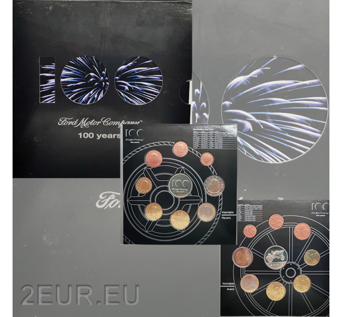 Belgium coffret euro BU 2003 - 100 ans Ford