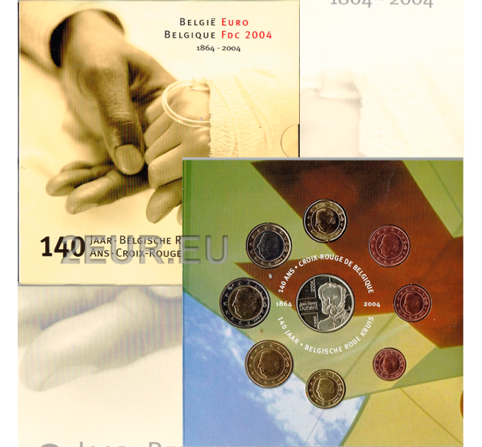 Belgium coffret euro BU 2004 - 50 ans de télévision belge