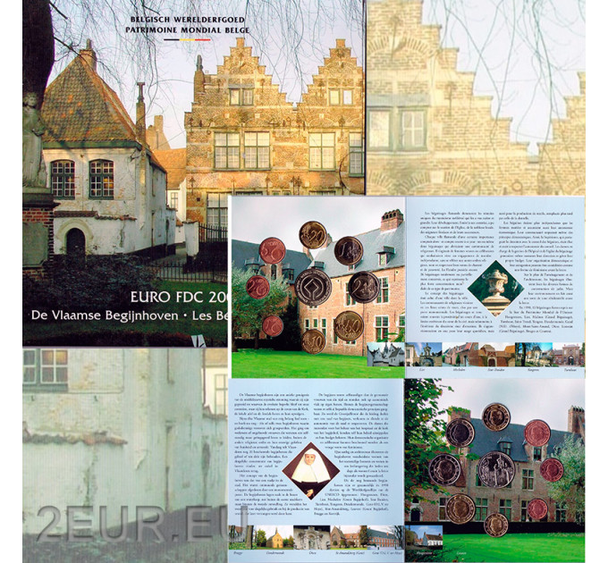 Belgium coffret Euro BU 2006 - Béguinages flamands
