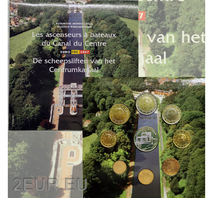 Belgium coffret Euro BU 2007 - Canal central
