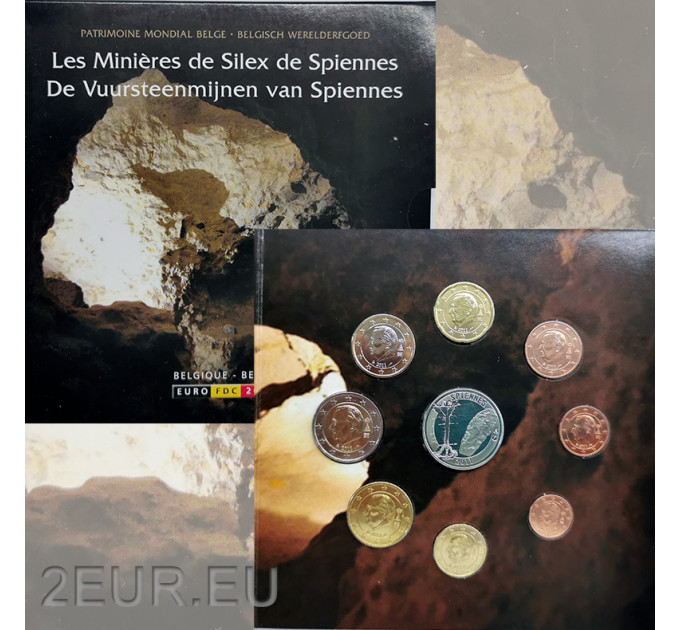 Belgium coffret Euro BU 2011 - Les mines de silex de Spiennes