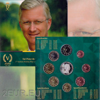Belgium coffret euro BU 2018 - 5 ans Roi Philippe - Anniversaire du Trône Belgium coffret euro BU 2018 - 5 ans Roi Philippe - Anniversaire du Trône