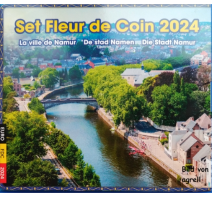Belgium coffret euro BU 2024 - La Ville de Namur