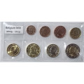 Belgium coffret euro UNC 2009 -2013 MIX