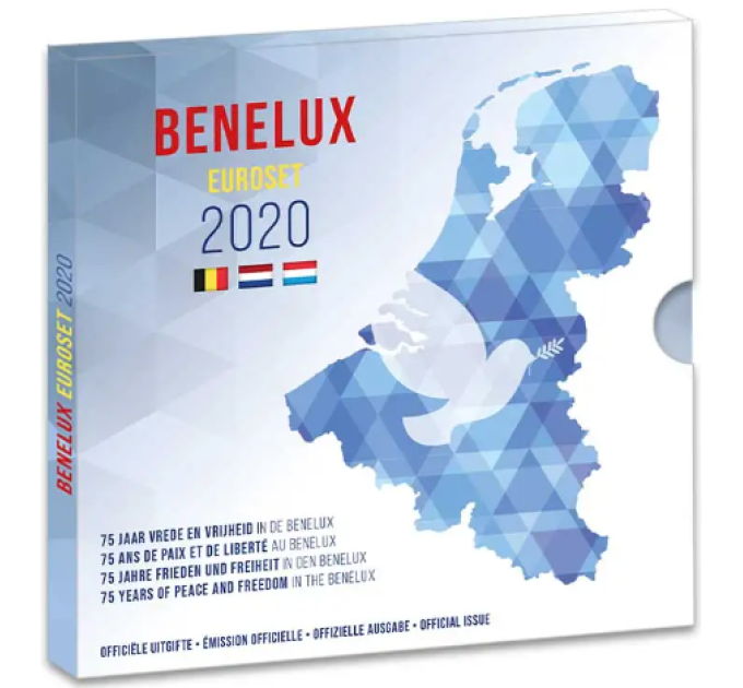 BENELUX coffret euro BU 2020 - 75 ans de paix et de liberté au Benelux