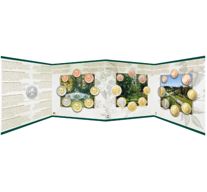 BENELUX coffret euro BU 2022 - Les jardins du Benelux