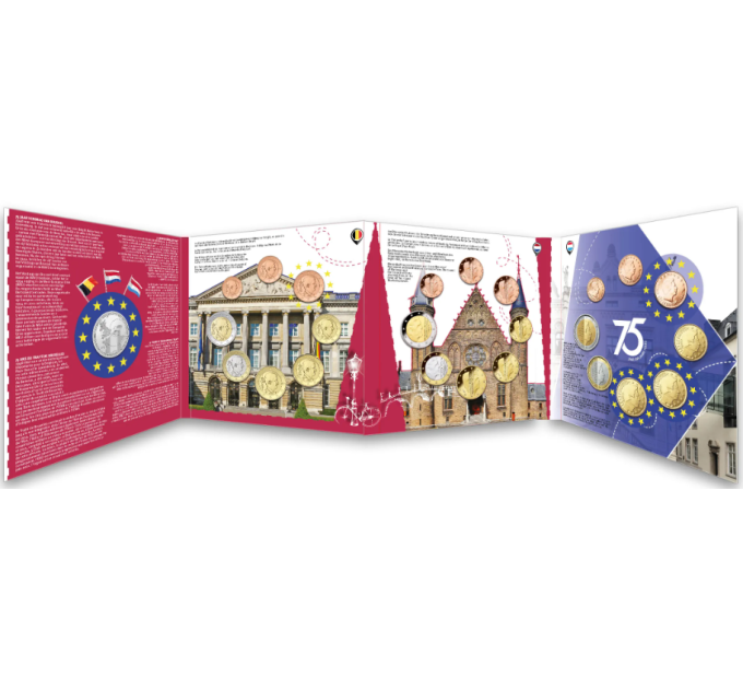 BENELUX coffret euro BU 2023 - 75 ans du Traité de Bruxelles