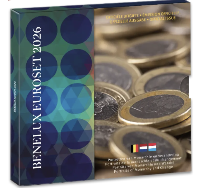 BENELUX coffret euro BU 2026 - Portraits de monarques et changements