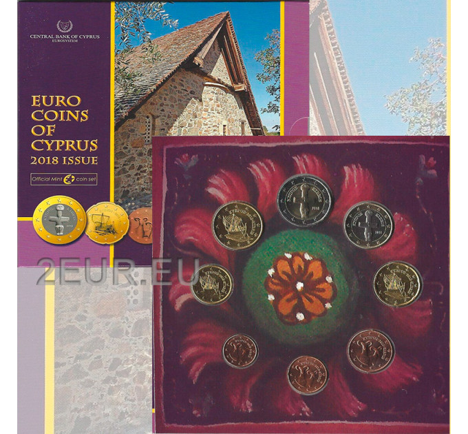 Chypre coffret euro BU 2018 - Monuments religieux de Chypre  