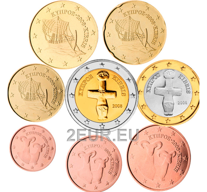 Chypre coffret euro UNC 2008  