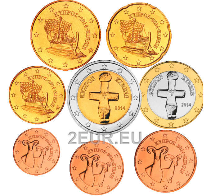 Chypre coffret euros UNC 2014