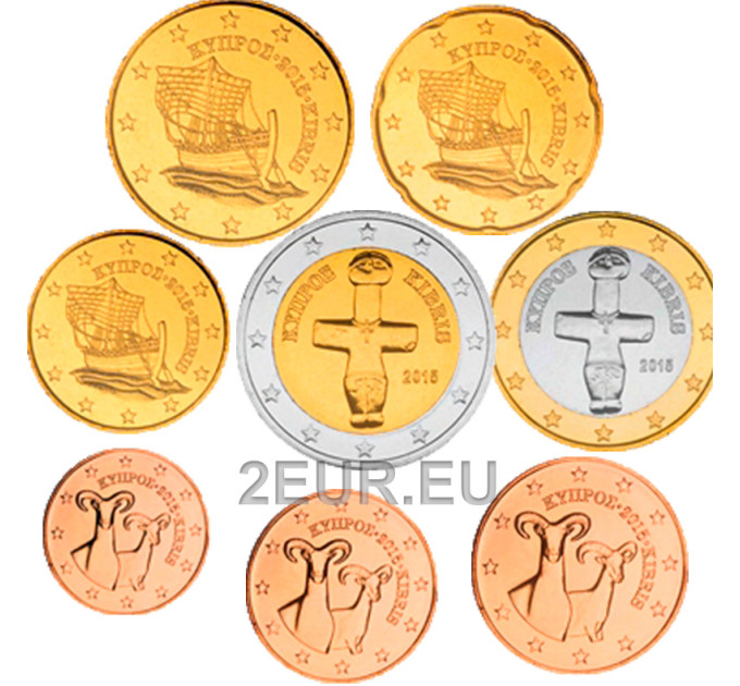 Chypre coffret euros UNC 2015