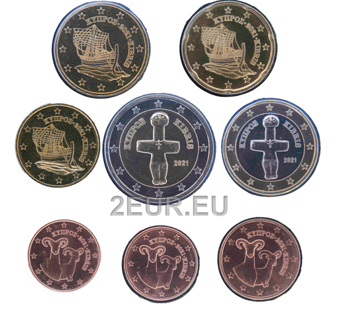 Chypre coffret euros UNC 2021 