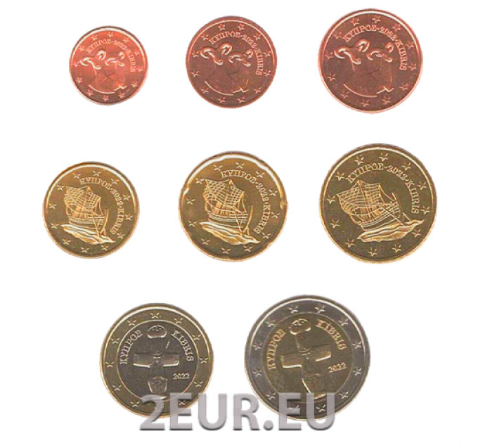 Chypre coffret euros UNC 2022
