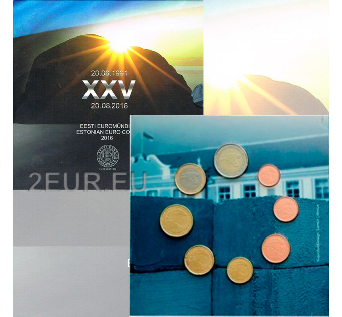 Estonie BU 2016 - Coffret Euro