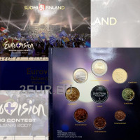 Finlande coffret euro BU 2007 - Concours Eurovision de la chanson à Helsinki